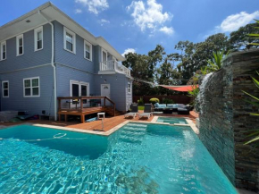 GrandCraftsman style home with pool and hot tub/ center to all of New Orleans